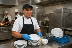 Dishwasher Jobs With Visa Sponsorship in the USA
