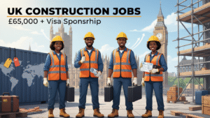 Construction Jobs in the UK with Visa Sponsorship