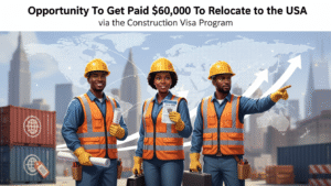 Opportunity To Get Paid $60,000 To Relocate to the USA via the Construction Visa Program